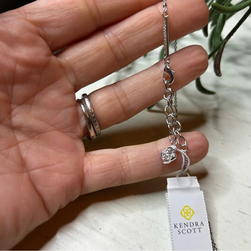 Kendra Scott Silver Jae Star Necklace, NWT - Picture 10 of 11